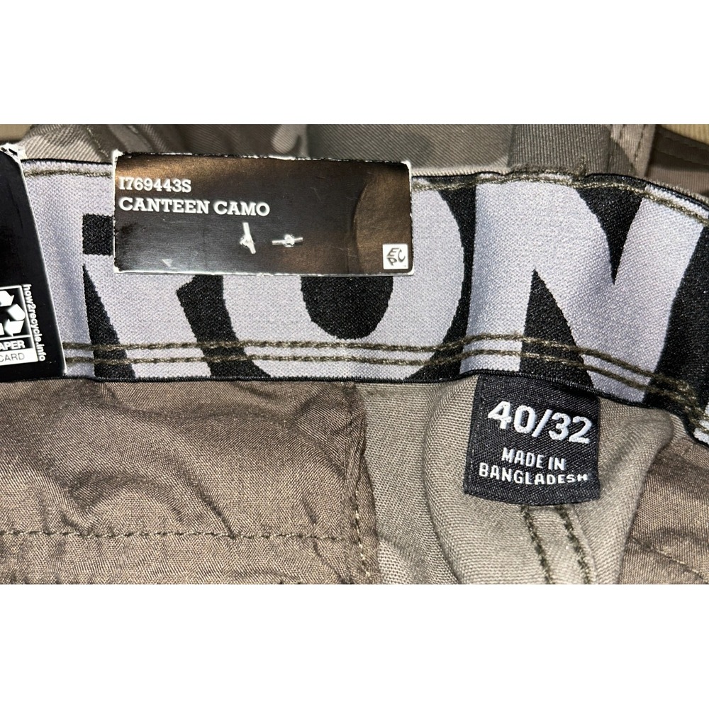 Iron Co. Men's Straight Fit Patriot Cargo Pant 40x32‎ Stretch Camouflage NWT NEW - Picture 5 of 7